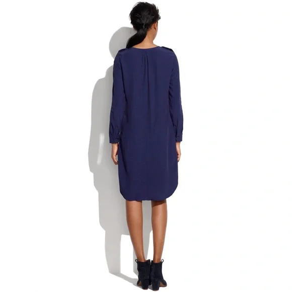 MADEWELL Navy Cargo Tunic Dress size Medium - Picture 12 of 12